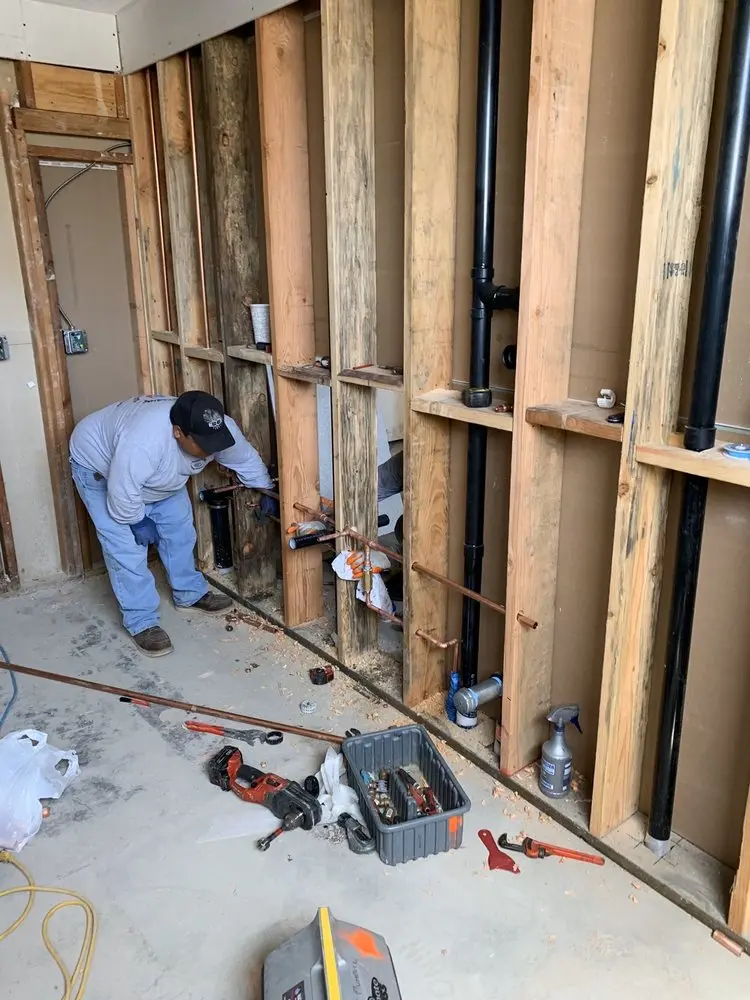 Commercial rough-in plumbing for Water Heater Replacement in Stiles Crossing